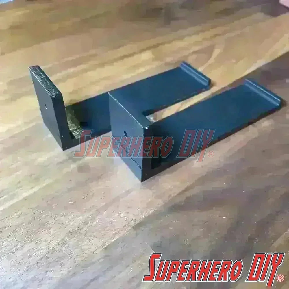 Floating Shelves (2-PACK) for Funko Pop Batman 80th Movie Moment | Funko Display Solution | Mounting screws included! - Superhero DIY