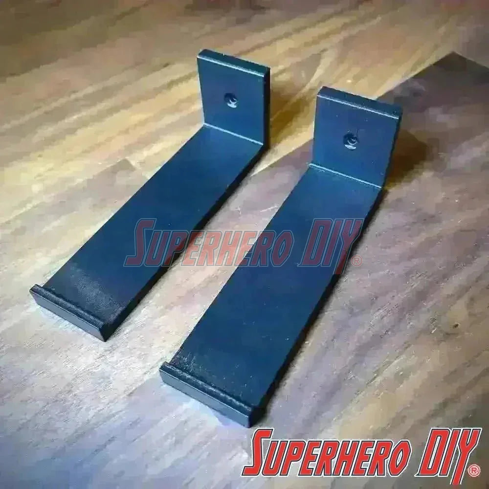 Floating Shelves (2-PACK) for Funko Pop Batman 80th Movie Moment | Funko Display Solution | Mounting screws included! - Superhero DIY