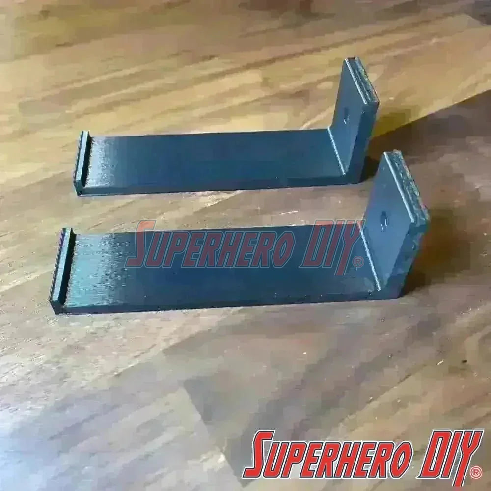Floating Shelves (2-PACK) for Funko Pop Batman 80th Movie Moment | Funko Display Solution | Mounting screws included! - Superhero DIY