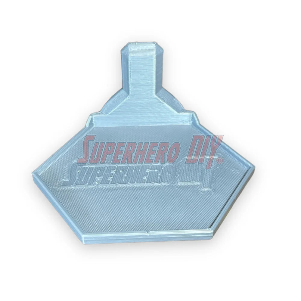 Floating Shelves for Captain America: Civil War Build a Scene set | Hex design fits Captain America: Civil War Funko Pop bases | Comes with Command strips! - Superhero DIY