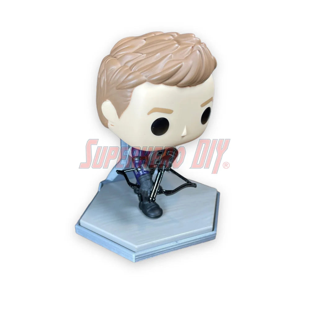 Floating Shelves for Captain America: Civil War Build a Scene set | Hex design fits Captain America: Civil War Funko Pop bases | Comes with Command strips! - Superhero DIY