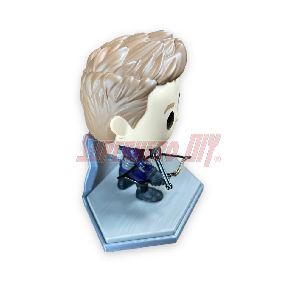 Floating Shelves for Captain America: Civil War Build a Scene set | Hex design fits Captain America: Civil War Funko Pop bases | Comes with Command strips! - Superhero DIY