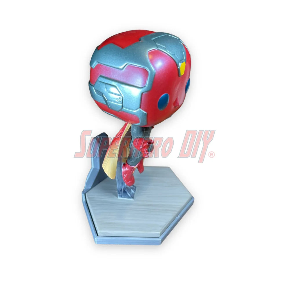 Floating Shelves for Captain America: Civil War Build a Scene set | Hex design fits Captain America: Civil War Funko Pop bases | Comes with Command strips! - Superhero DIY