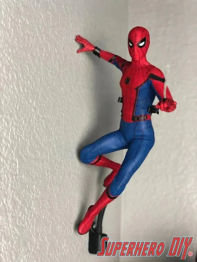 Flying-style Wall Mount for Hot Toys | Wall Mount for 1/6 Scale Sixth Scale Figure Display Rod - Superhero DIY