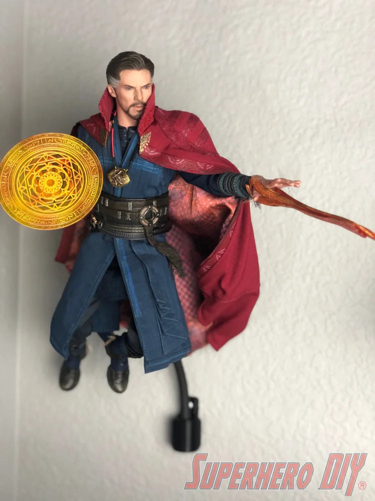 Flying-style Wall Mount for Hot Toys | Wall Mount for 1/6 Scale Sixth Scale Figure Display Rod - Superhero DIY