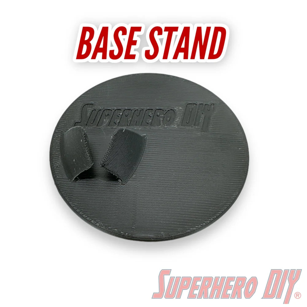 Foot Stands for 6 inch or 7 inch action figures, display stand fits McFarlane, Marvel Legends 1:12 scale - Superhero DIY