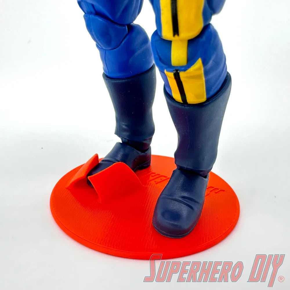 Foot Stands for 6 inch or 7 inch action figures, display stand fits McFarlane, Marvel Legends 1:12 scale - Superhero DIY