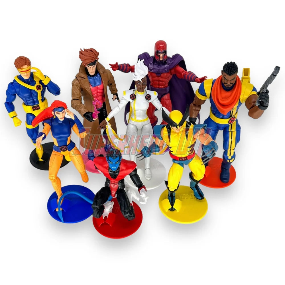Foot Stands for 6 inch or 7 inch action figures, display stand fits McFarlane, Marvel Legends 1:12 scale - Superhero DIY