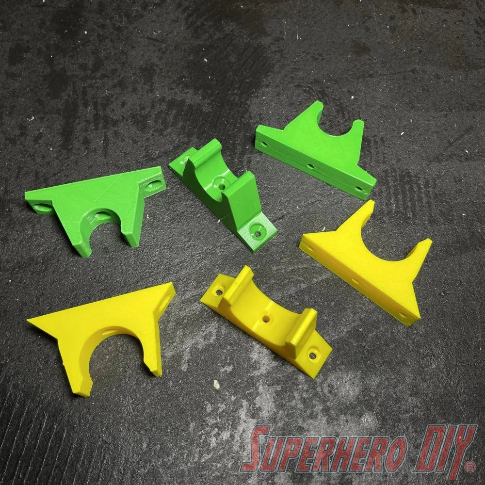 Garden Tool Wall Mount Yard Tool Holders for Fiskar Shovels, Rakes, etc. | 3D-printed storage solutions - Superhero DIY