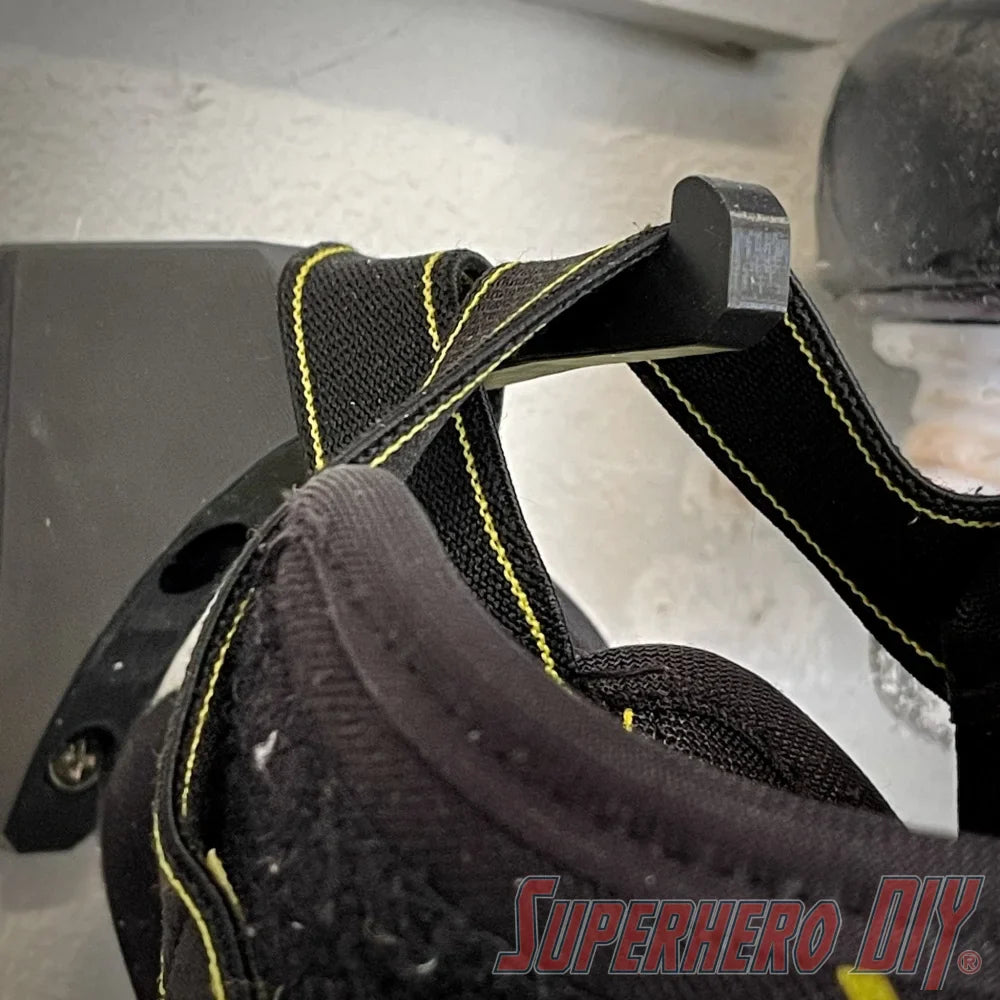 Hockey Elbow Pads Wall Mount | Hockey Gear Storage Solution - Superhero DIY