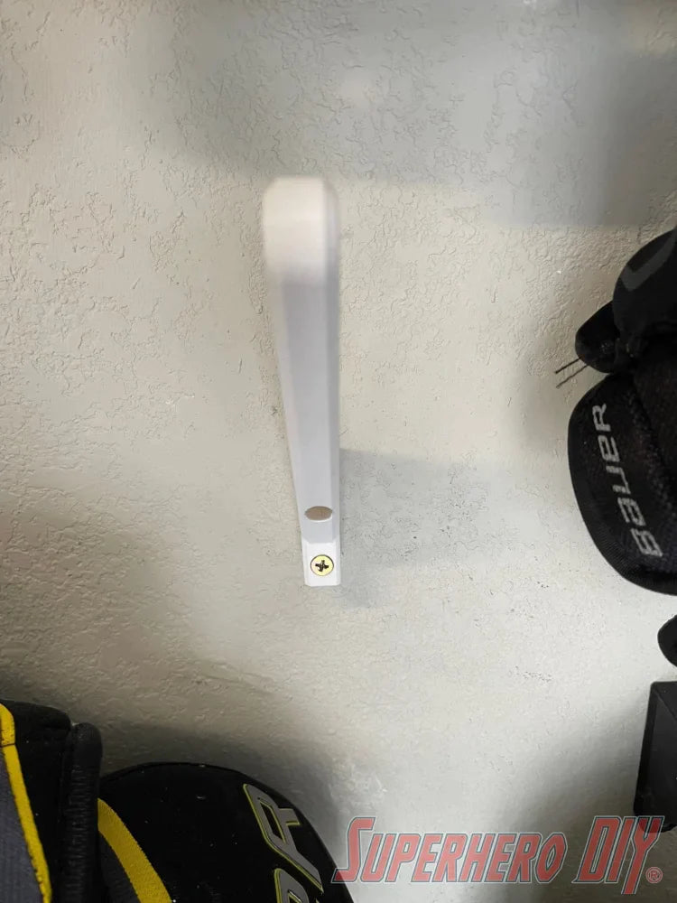 Hockey Glove Wall Mount (pair) | Hockey Gear Storage Solution - Superhero DIY