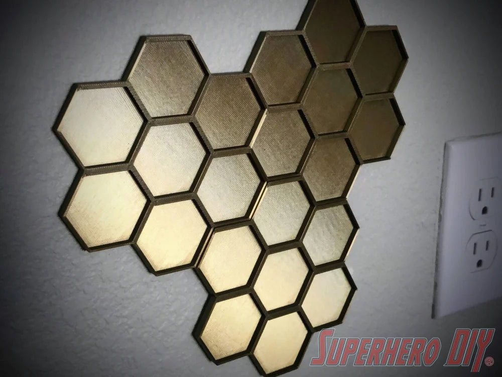 Honeycomb Wall Mount for ORIGINAL Nespresso Coffee Pods - Superhero DIY