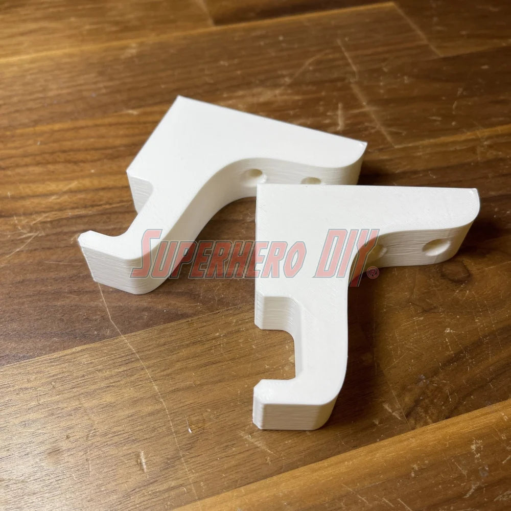 Ice Skate Wall Hanger Mount | Hockey Gear Storage Solution (2-PACK) - Superhero DIY
