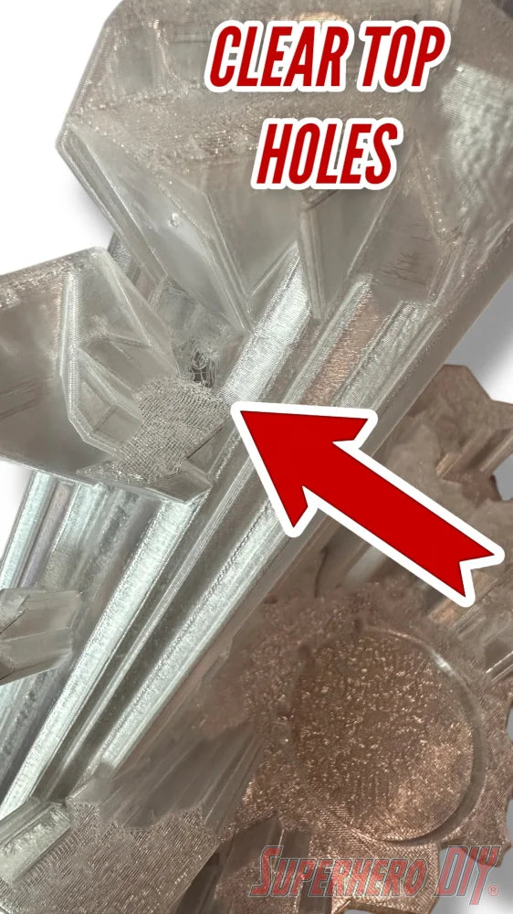 IMPERFECT Arctic Crystal Fortress Display Stand for 1:12 Scale Action Figures (AS-IS)