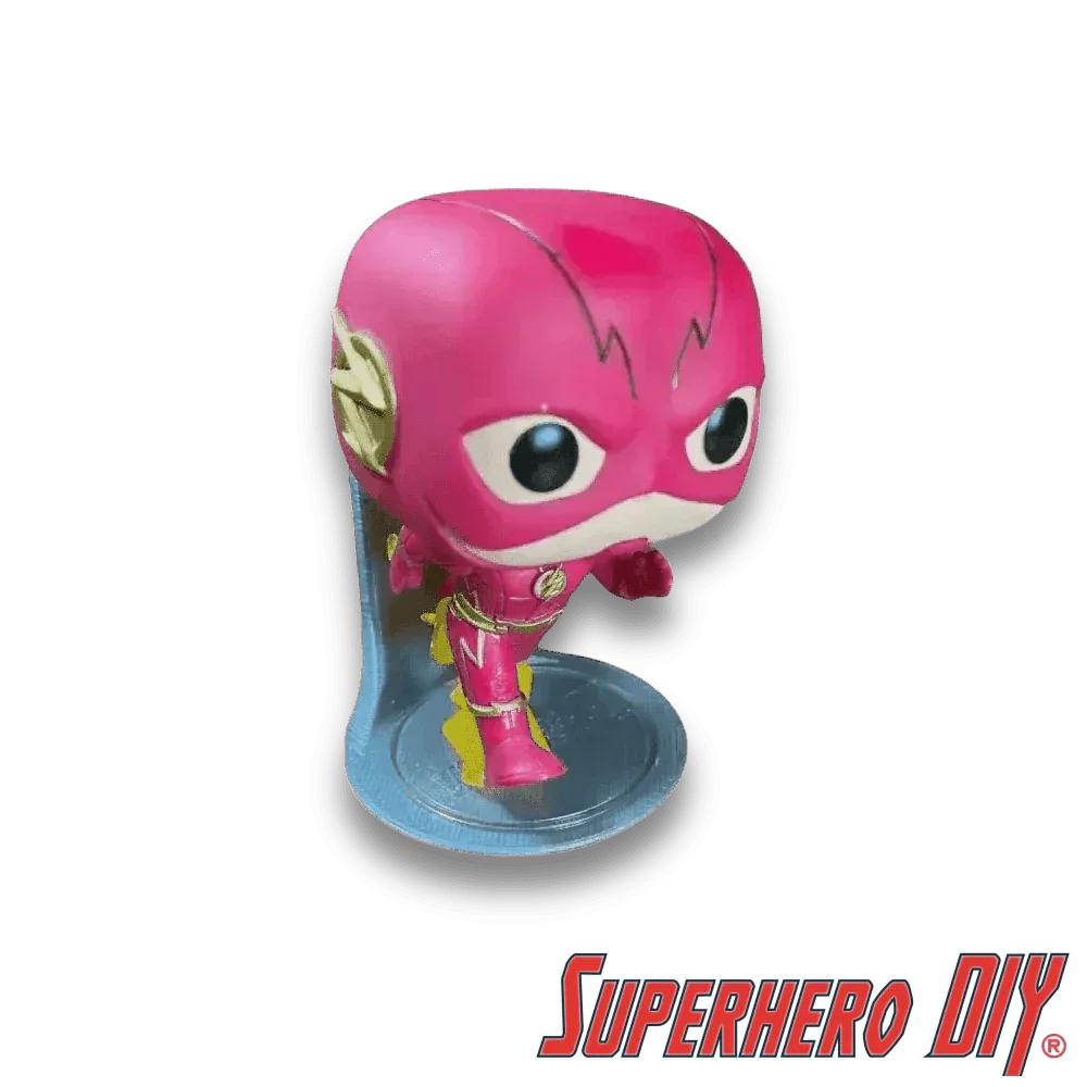 Large Floating Figure Shelves for Funko Pops Action Figures or other collectibles - Superhero DIY