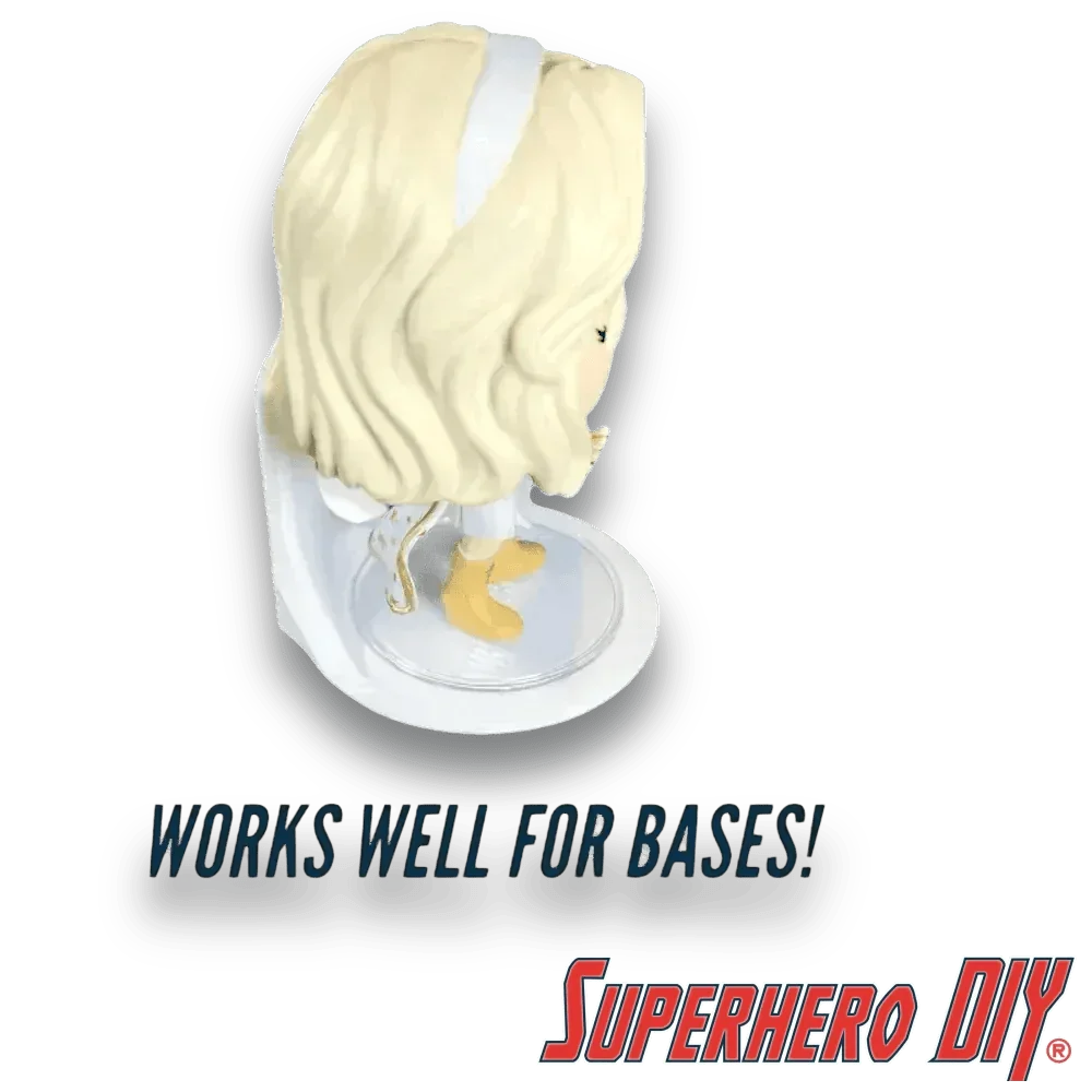 Large Floating Figure Shelves for Funko Pops Action Figures or other collectibles - Superhero DIY