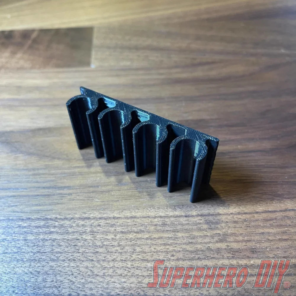 Marker Holder for Sharpie FINE Permanent Markers | Side Mount 4 or 8 FINE Sharpie pens | Simple marker organizer - Superhero DIY