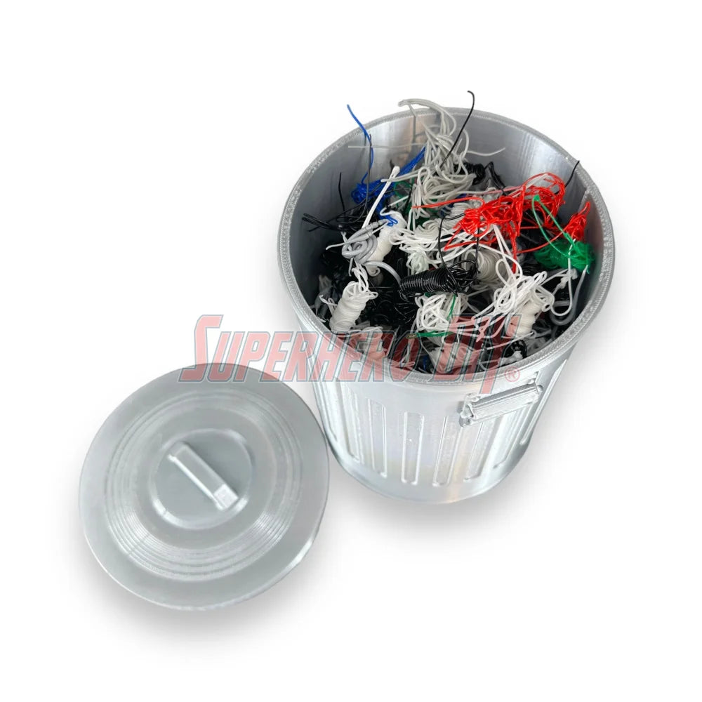 Mini Trashcan - a Simple Desktop Trash Can, Desk Organizer or Candy Holder, or gag gift! - Superhero DIY