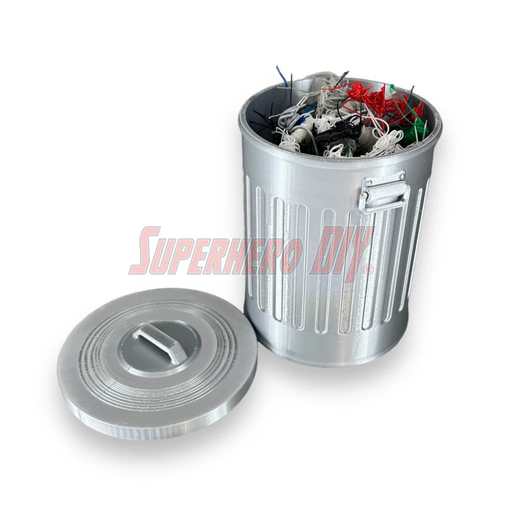 Mini Trashcan - a Simple Desktop Trash Can, Desk Organizer or Candy Holder, or gag gift! - Superhero DIY