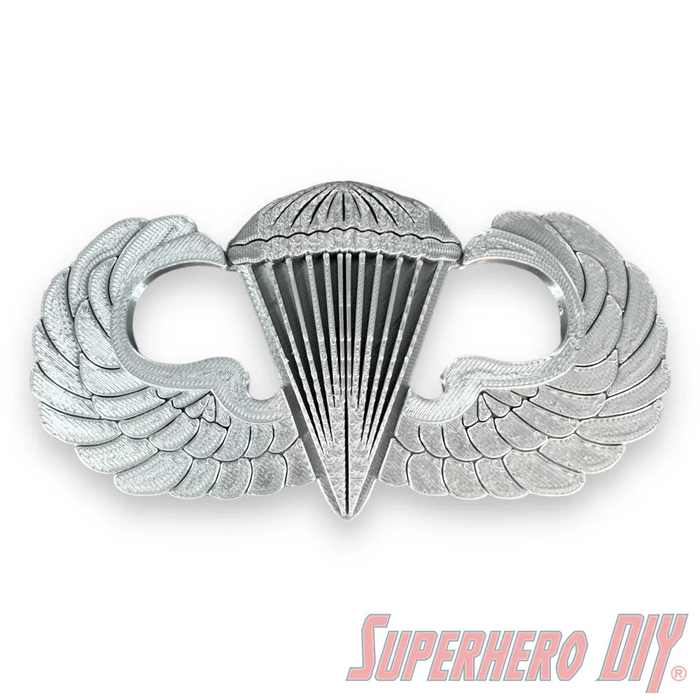 Check out the Parachutist Badge Jump Wings Airborne 3D-Printed from Superhero DIY! The perfect solution for only $3.99