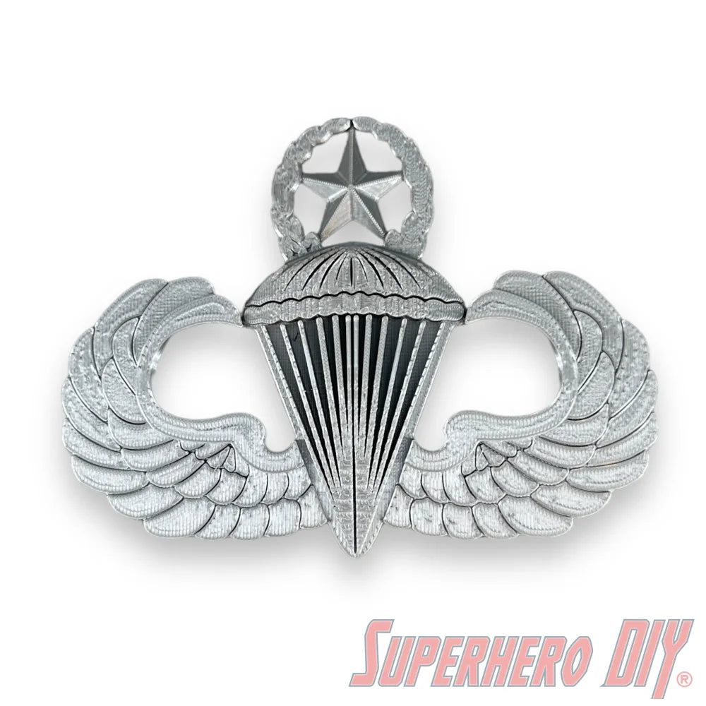 Check out the Parachutist Badge Jump Wings Airborne 3D-Printed from Superhero DIY! The perfect solution for only $3.99