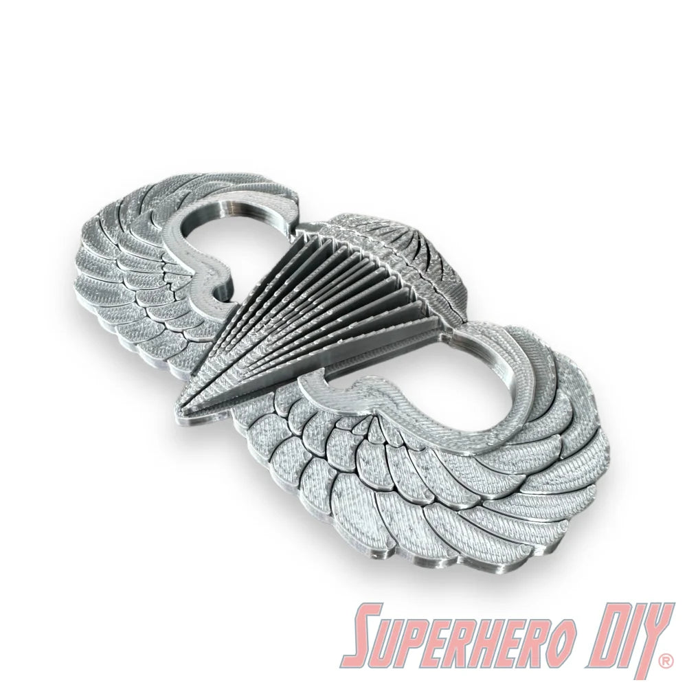 Check out the Parachutist Badge Jump Wings Airborne 3D-Printed from Superhero DIY! The perfect solution for only $3.99