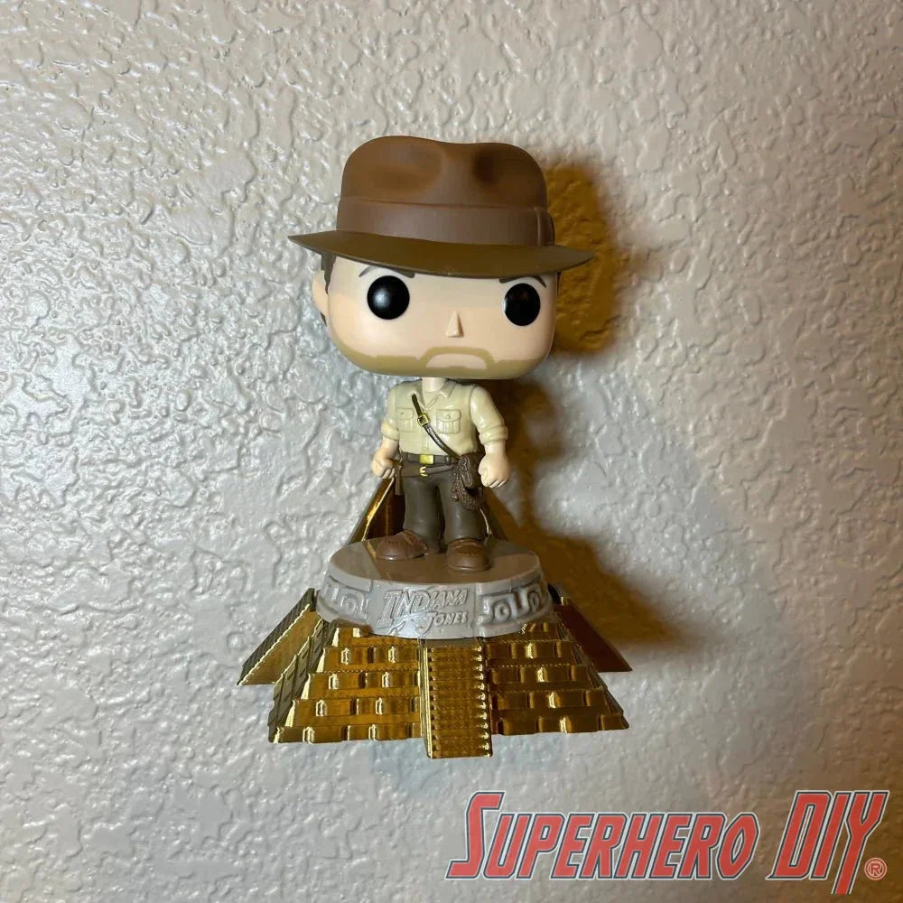 Pyramid Display Stand or Shelf for Indiana Jones or Namor Funko Pop - Mayan Pyramid Inspired Pop Vinyl Collectible Accessory - Superhero DIY