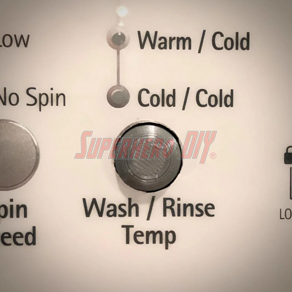 Replacement Button Cap for Kenmore Washer / Dryer - Superhero DIY