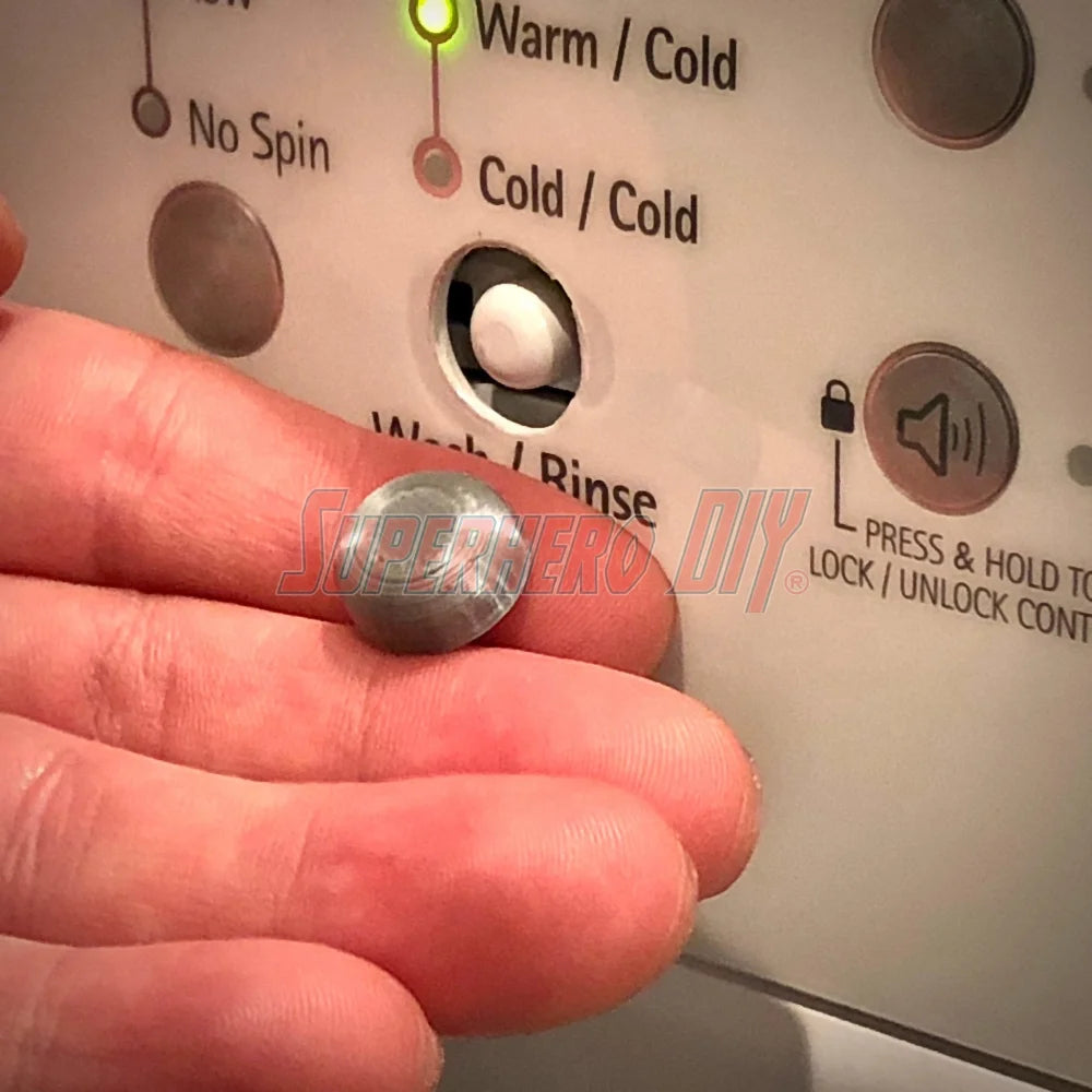 Replacement Button Cap for Kenmore Washer / Dryer - Superhero DIY