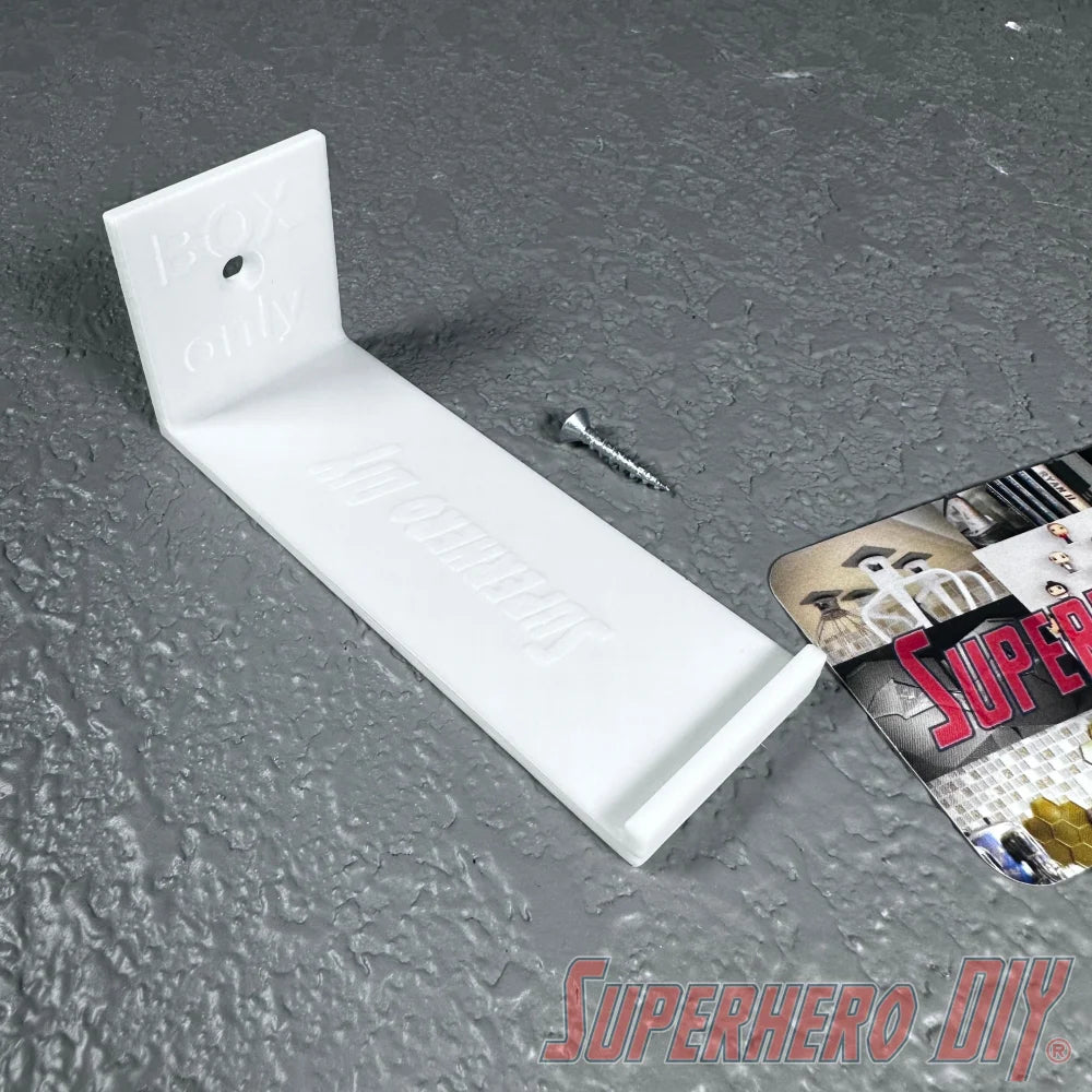 Simple Pop Box Wall Mount Simple Figure Display Shelf for Funko Pop Box | Includes Command strips or screws! - Superhero DIY
