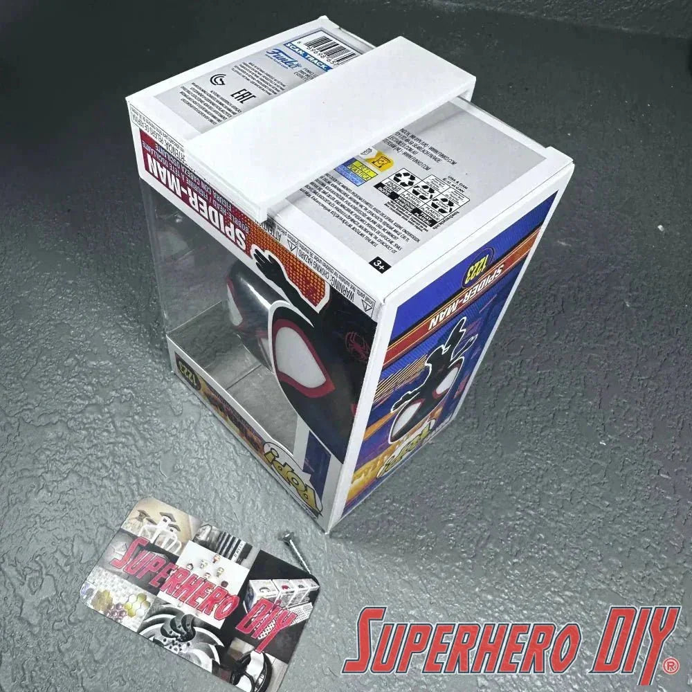 Simple Pop Box Wall Mount Simple Figure Display Shelf for Funko Pop Box | Includes Command strips or screws! - Superhero DIY