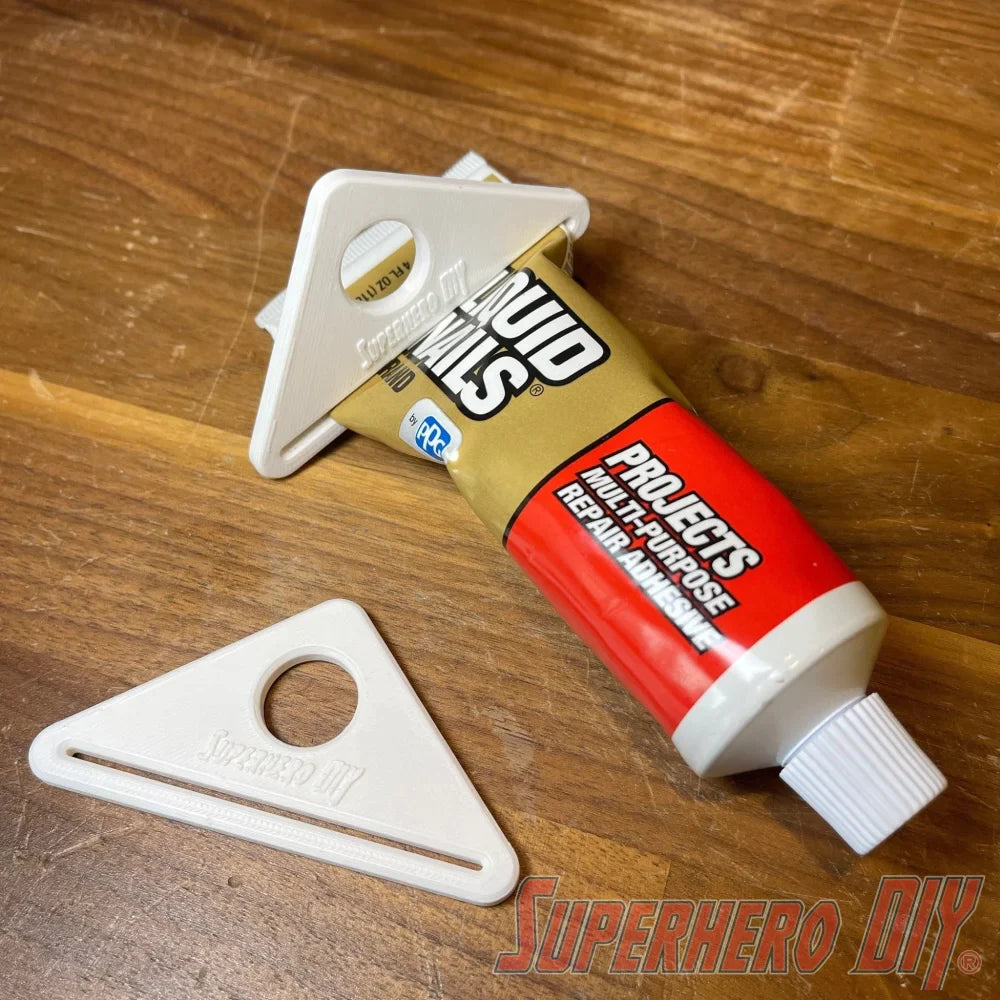 Simple Tube Squeezer | Toothpaste Squeezer for getting that last bit out of the end of your tube! - Superhero DIY