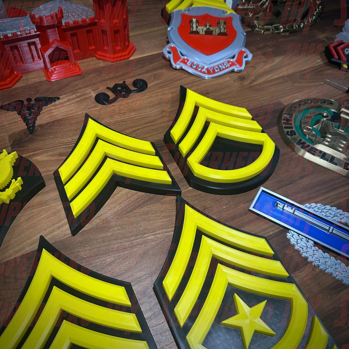 Army Enlisted Rank Insignia | Multiple sizes available