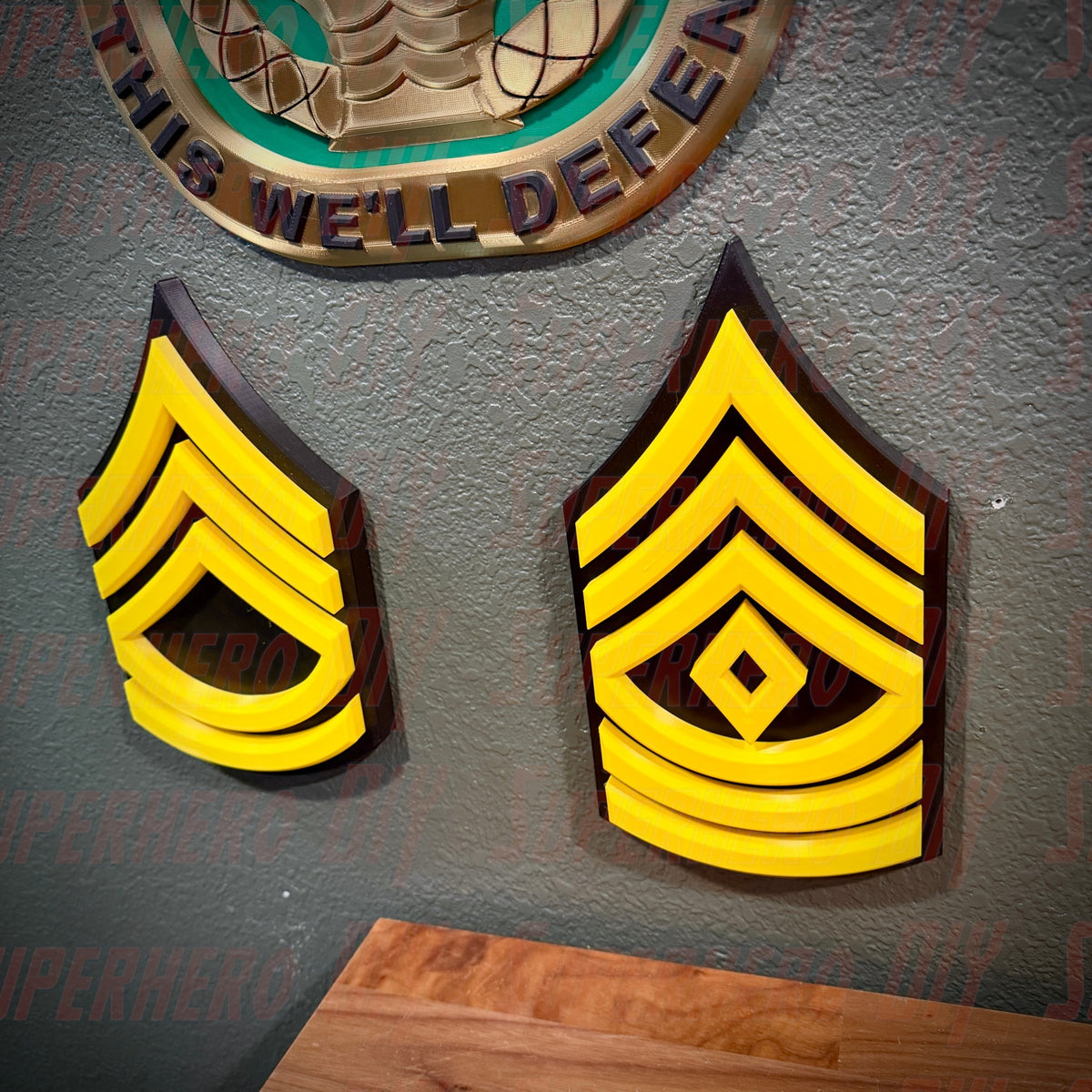 Army Enlisted Rank Insignia | Multiple sizes available