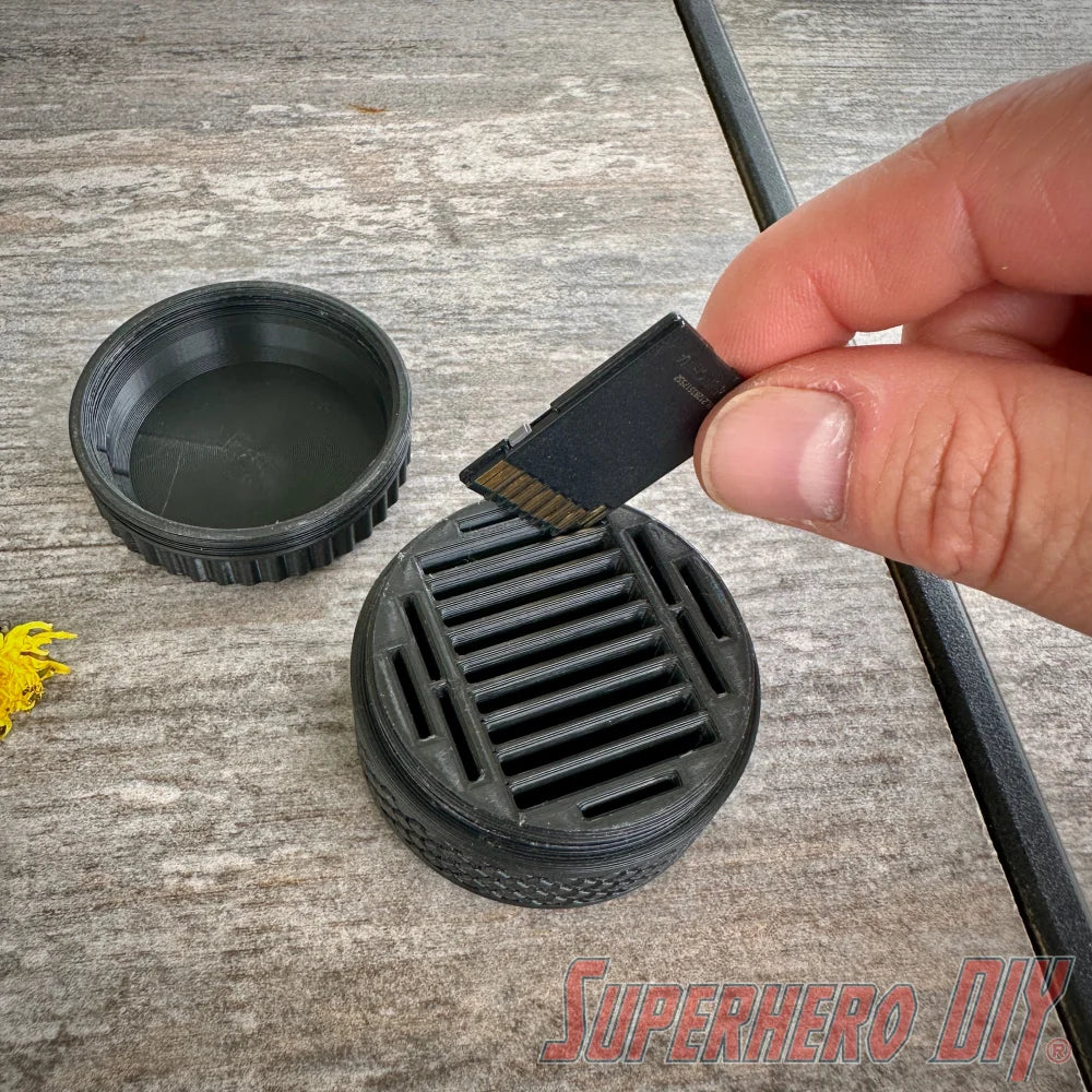 Tire Tread SD Card Storage Case – Rugged Protection for Your Memory Cards
