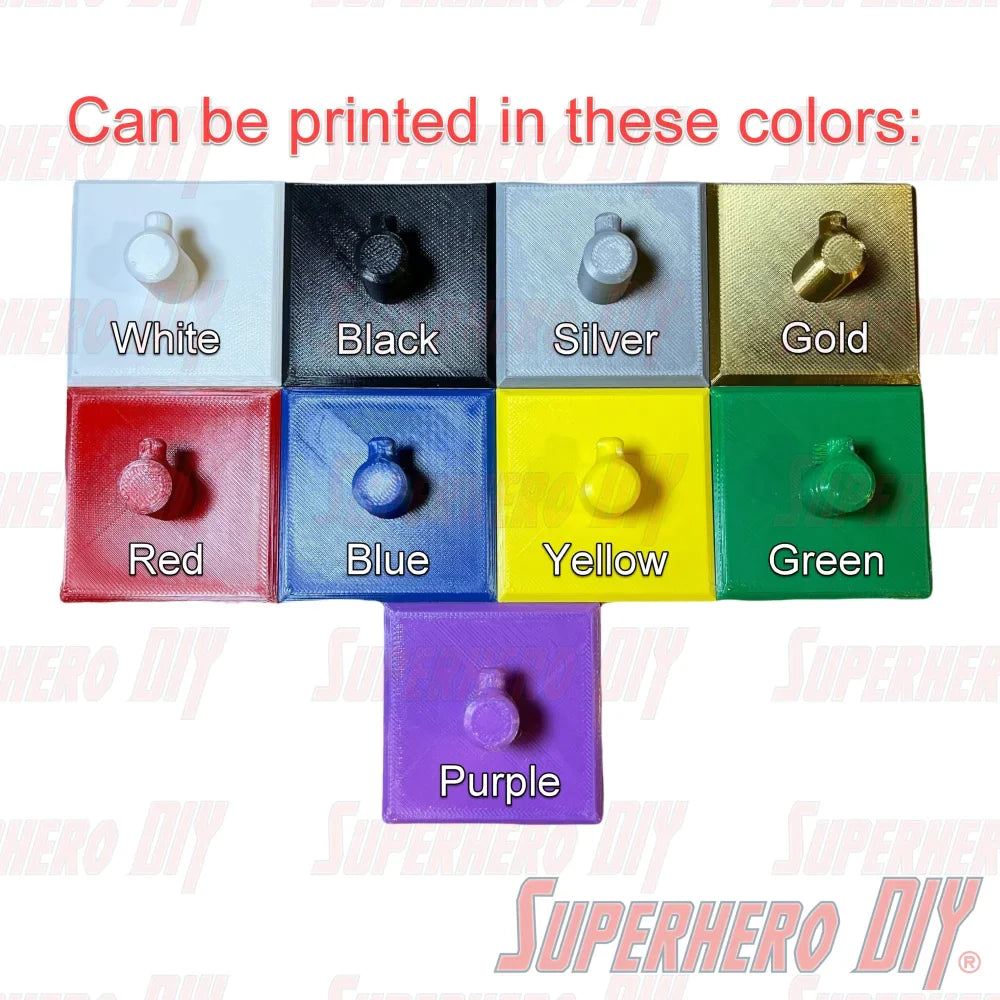 Ultimate Flash Drive Holder SD Card Holder MiniSD Holder | SD Card organizer Flash drive organizer USB Drive holder MiniSD organizer - Superhero DIY