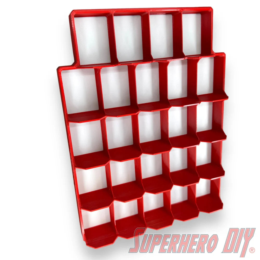 Upright Wall Display for Funko Advent Calendar - Display up to 24 Pocket Pops or Doorables! - Superhero DIY