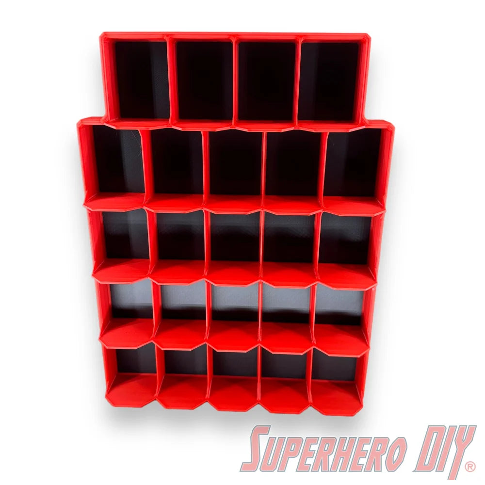 Upright Wall Display for Funko Advent Calendar - Display up to 24 Pocket Pops or Doorables! - Superhero DIY