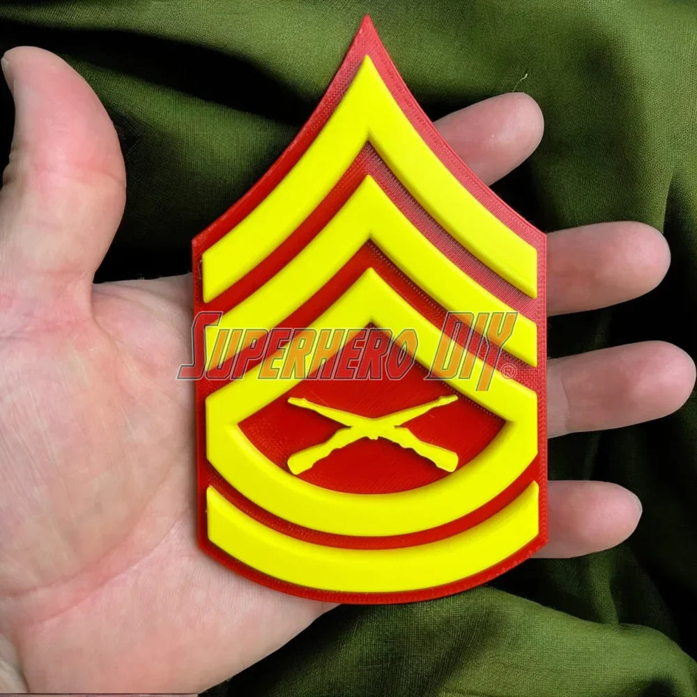 🦅 USMC Enlisted Rank Insignia Display | Multiple Sizes | Marine Corps Rank Military