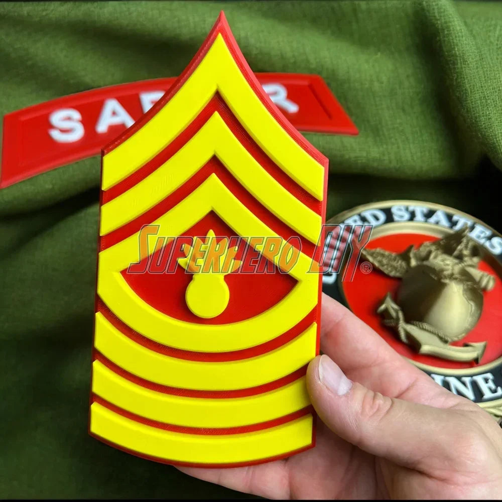 🦅 USMC Enlisted Rank Insignia Display | Multiple Sizes | Marine Corps Rank Military