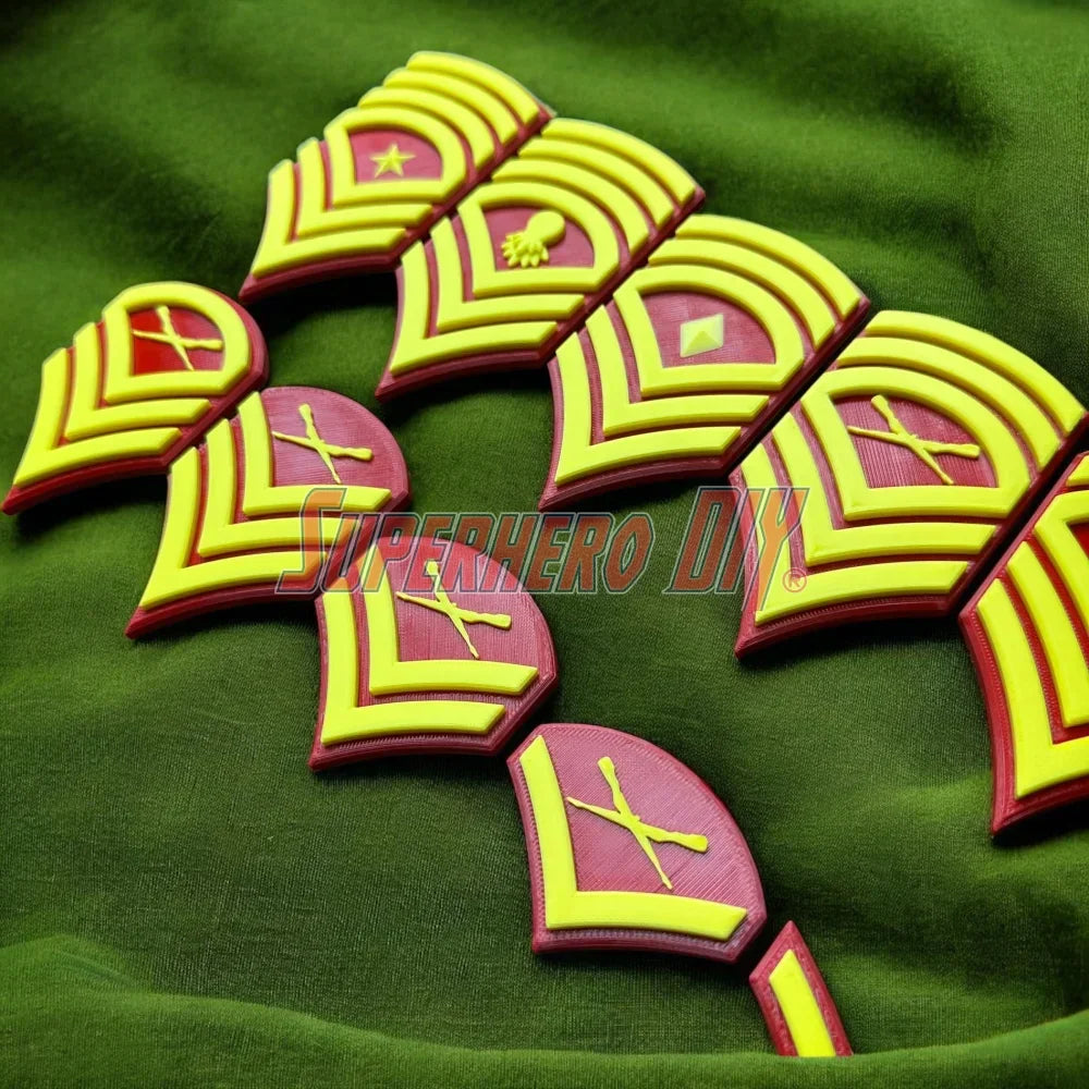 🦅 USMC Enlisted Rank Insignia Display | Multiple Sizes | Marine Corps Rank Military