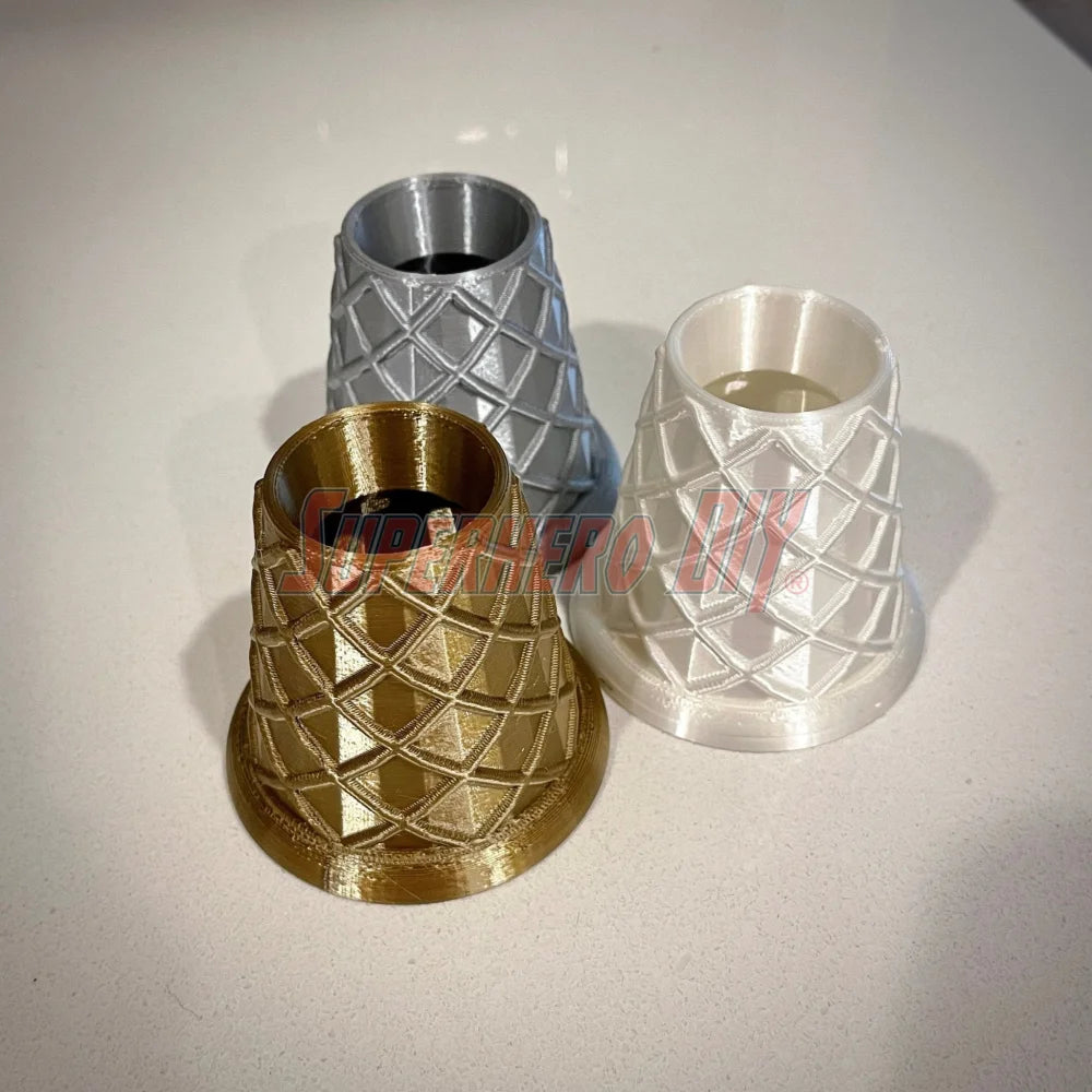 Waffle Cone Stands! Ice Cream Cone Holder Stands shaped like Waffle Cones! Perfect decor for ice cream scooping or ice cream party - Superhero DIY