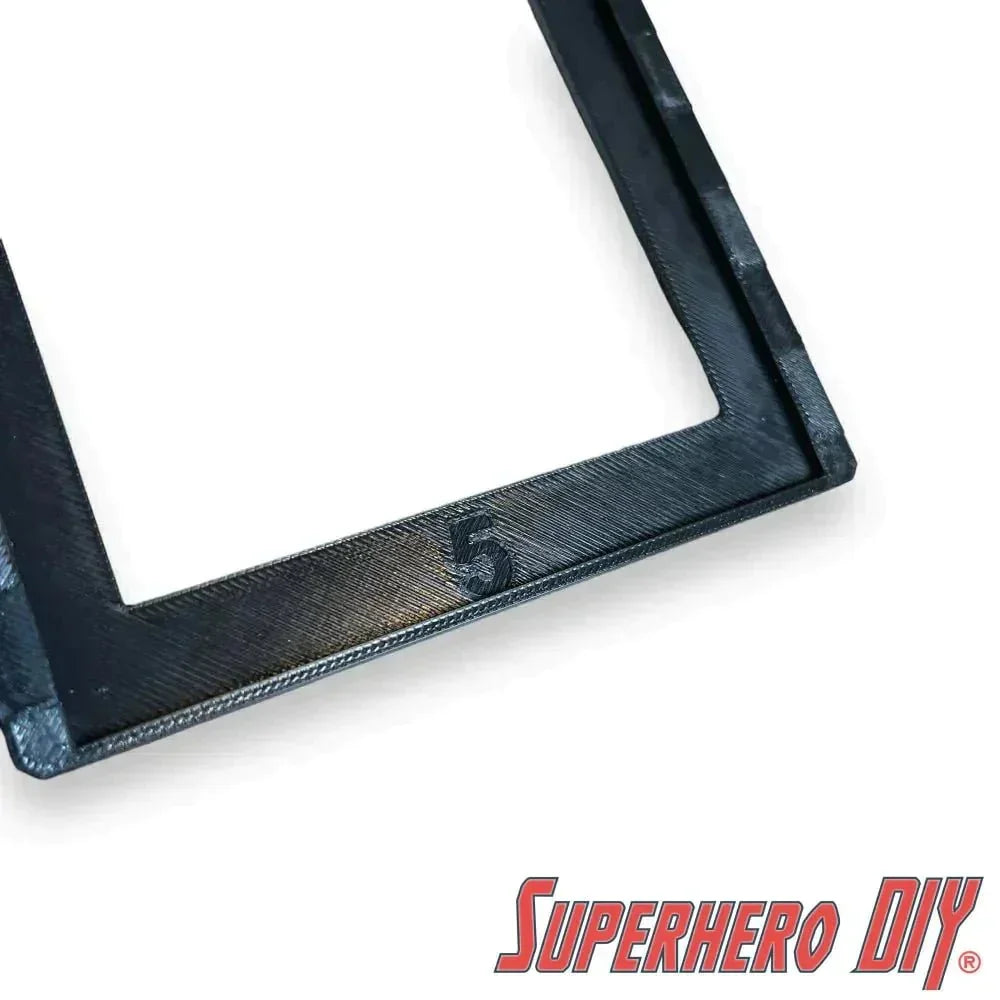 Wall Display Sleeve for 1:64 Scale Vehicles | Display up to 5 Hot Wheels or Matchbox cars with style - Superhero DIY