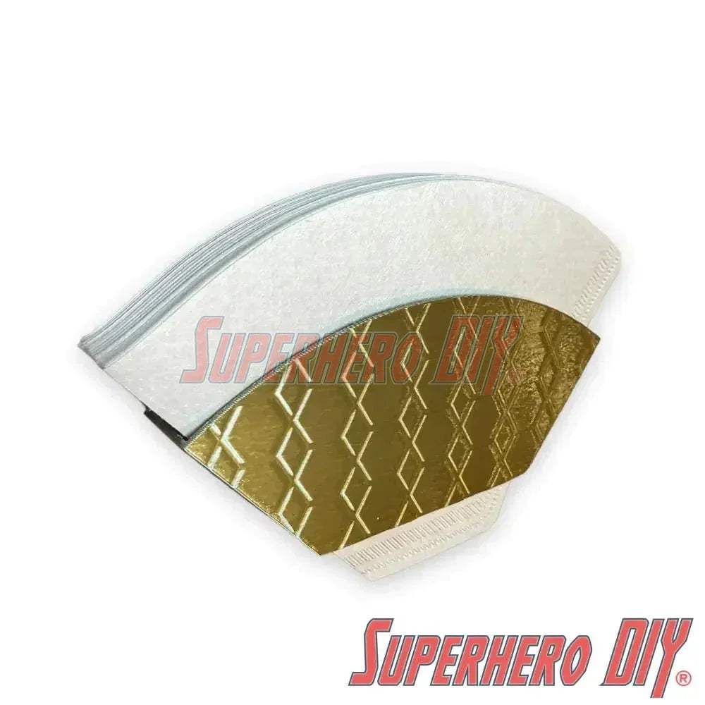 Wall Mount Filter Holder for Pour Over Coffee Filters | Inside Shelf Filter Storage for Paper Coffee Filters | Command strip included - Superhero DIY