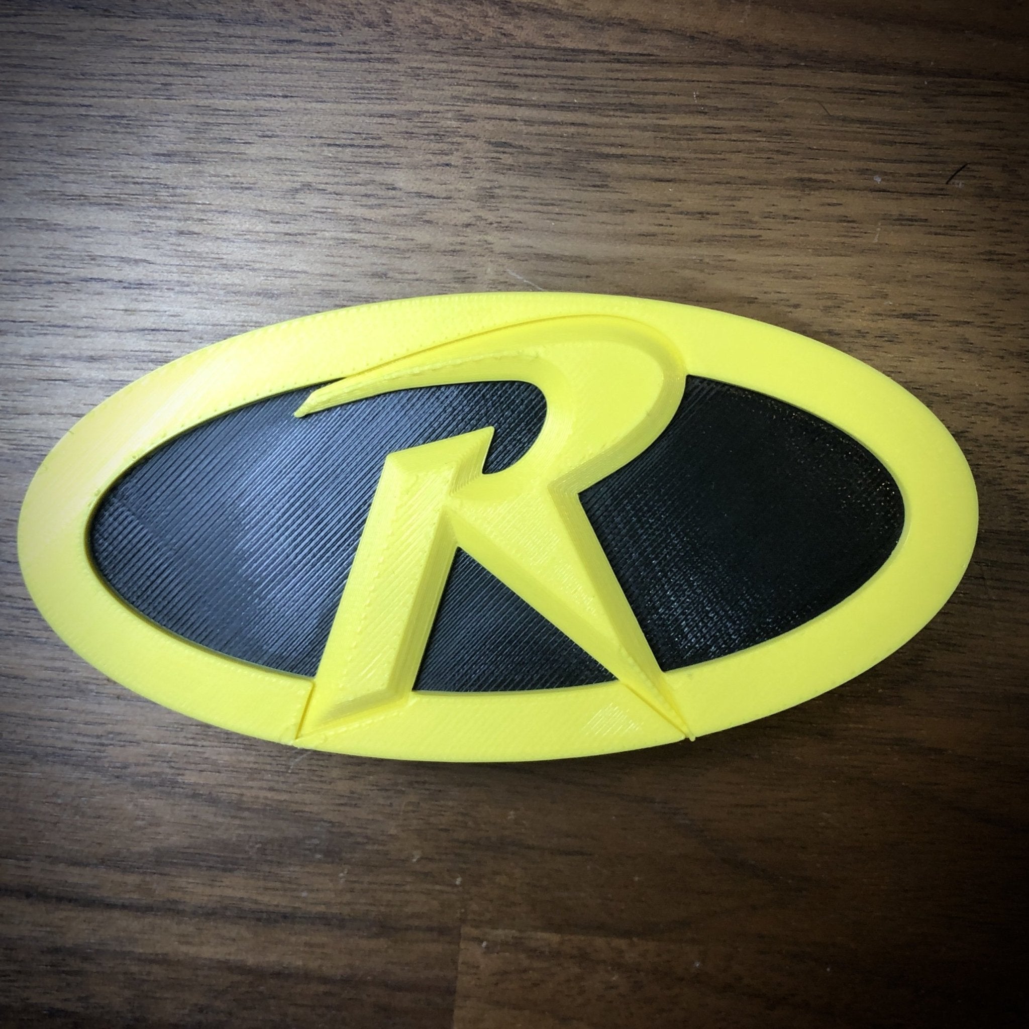 Robin Logo Omriss Robin De Robot Embleem (groen Oranje) | Emblemen