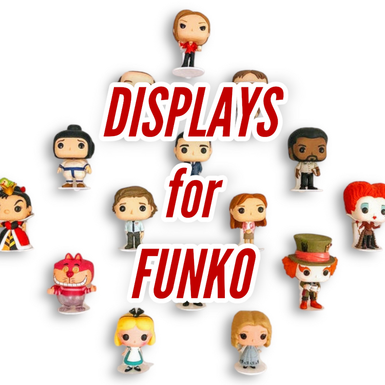 Display solutions and options for showing off your Funko Pop collection, whether in-box or out of box!