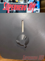 1” Label Dispenser with removable cover | 3D-printed sticker label holder - Superhero DIY