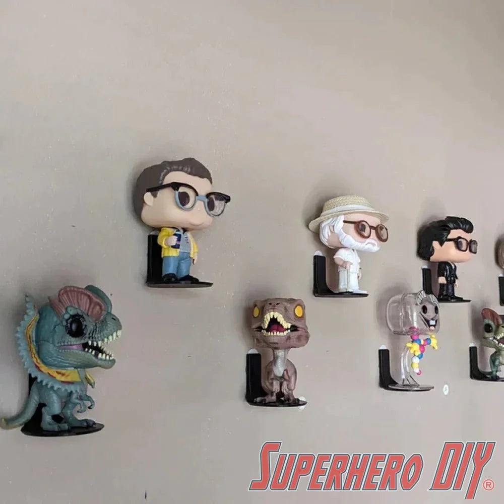 Check out the 10-PACK Floating Figure Shelves | Out of Box Display for 4" Pops | Comes with Command strips! from Superhero DIY! The perfect solution for only $20.90