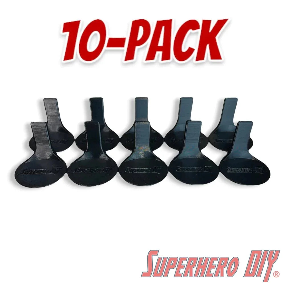 Check out the 10-PACK Floating Figure Shelves | Out of Box Display for 4" Pops | Comes with Command strips! from Superhero DIY! The perfect solution for only $20.90