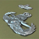 Replica EOD Badge Display for Army, Navy, Air Force, Marine Corps - Basic, Senior, Master Levels, Multiple Sizes